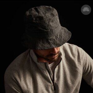 James Perse Cotton Poplin Bucket Hat Size L-XL NEW